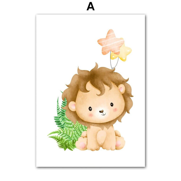 JUSTGOODMOOD Poster Kinderzimmer – Premium HD-Druck