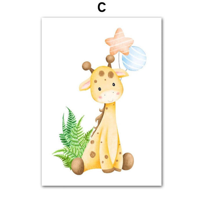 JUSTGOODMOOD Poster Kinderzimmer – Premium HD-Druck