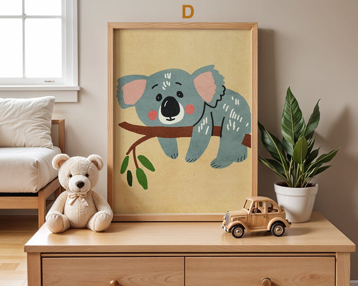 JUSTGOODMOOD Tier-Poster – Canvas Kunst für Kids