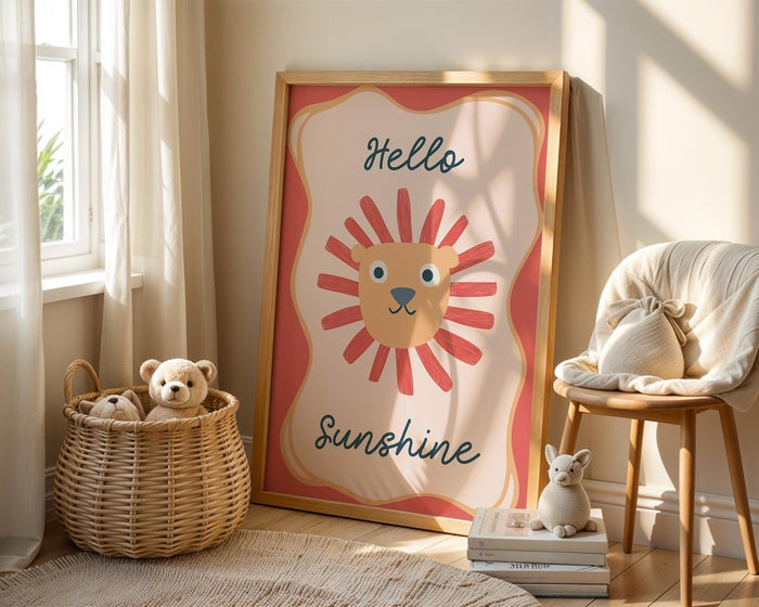 JUSTGOODMOOD Girl Power Poster – Premium Baumwoll-Canvas