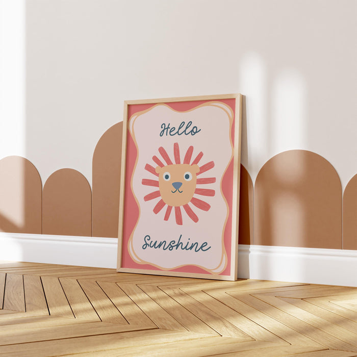 JUSTGOODMOOD Girl Power Poster – Premium Baumwoll-Canvas