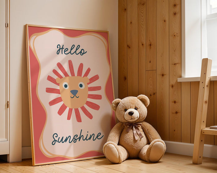 JUSTGOODMOOD Girl Power Poster – Premium Baumwoll-Canvas