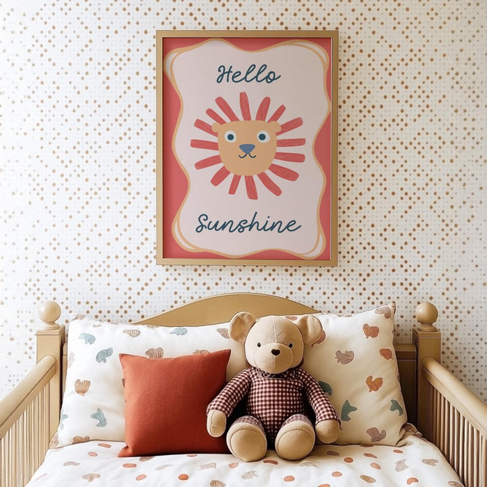 JUSTGOODMOOD Girl Power Poster – Premium Baumwoll-Canvas