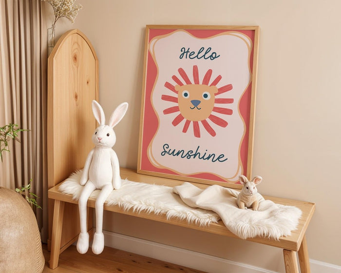 JUSTGOODMOOD Girl Power Poster – Premium Baumwoll-Canvas