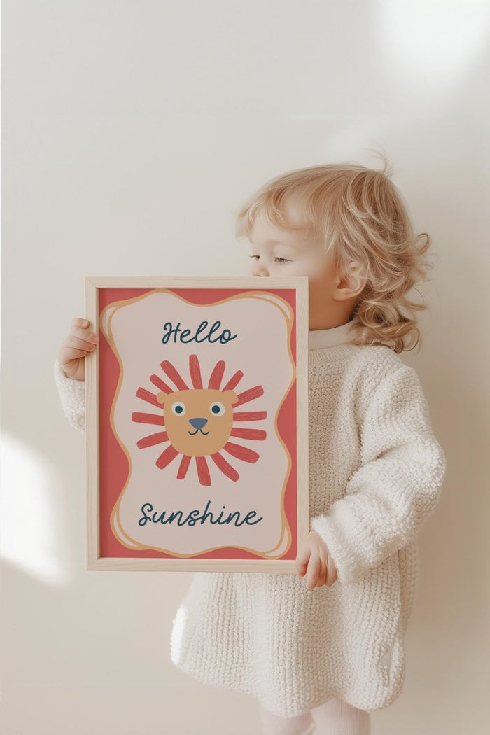 JUSTGOODMOOD Girl Power Poster – Premium Baumwoll-Canvas
