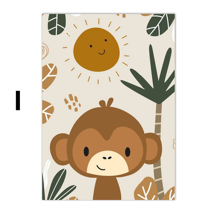 Hakuna Matata Löwe Poster – Premium Baumwoll-Canvas