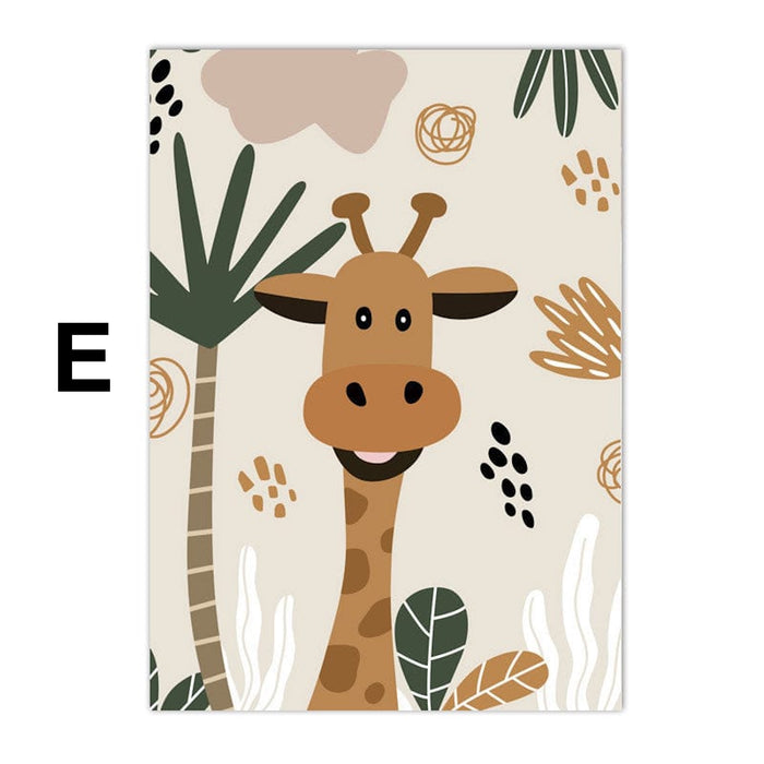 Hakuna Matata Löwe Poster – Premium Baumwoll-Canvas