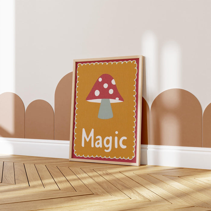 Magic Kinderzimmer Poster – Premium Baumwoll-Canvas