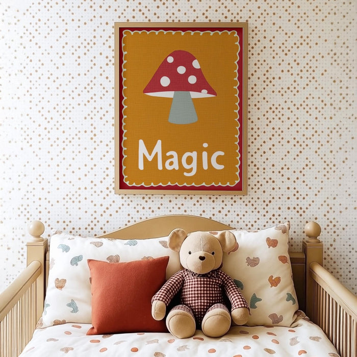 Magic Kinderzimmer Poster – Premium Baumwoll-Canvas