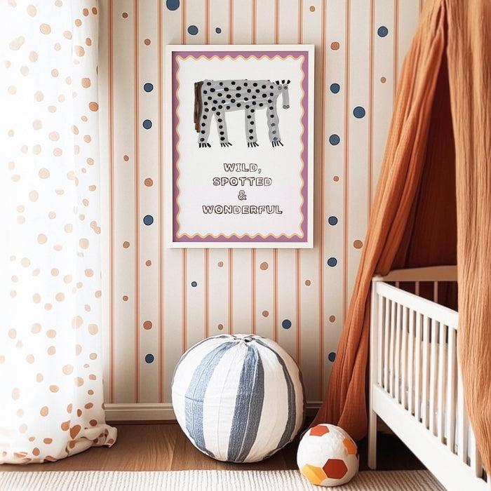 JUSTGOODMOOD Poster Zitrone – Farbintensive Kinderdeko