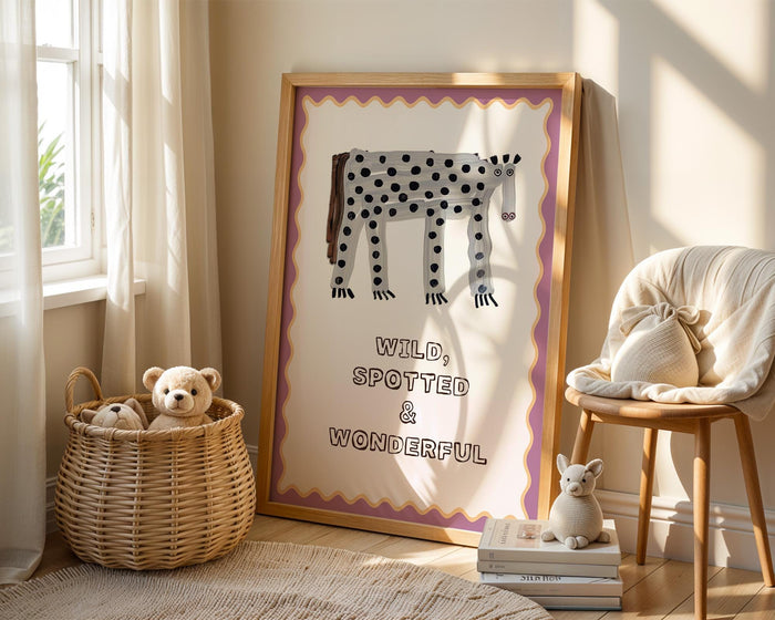 JUSTGOODMOOD Poster Zitrone – Farbintensive Kinderdeko