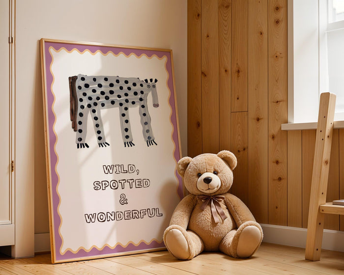 JUSTGOODMOOD Poster Zitrone – Farbintensive Kinderdeko