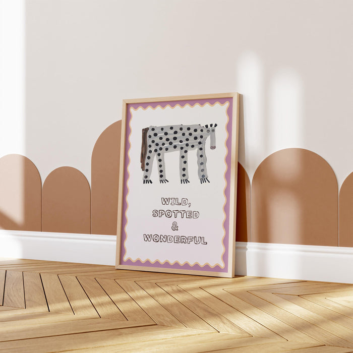 JUSTGOODMOOD Poster Zitrone – Farbintensive Kinderdeko
