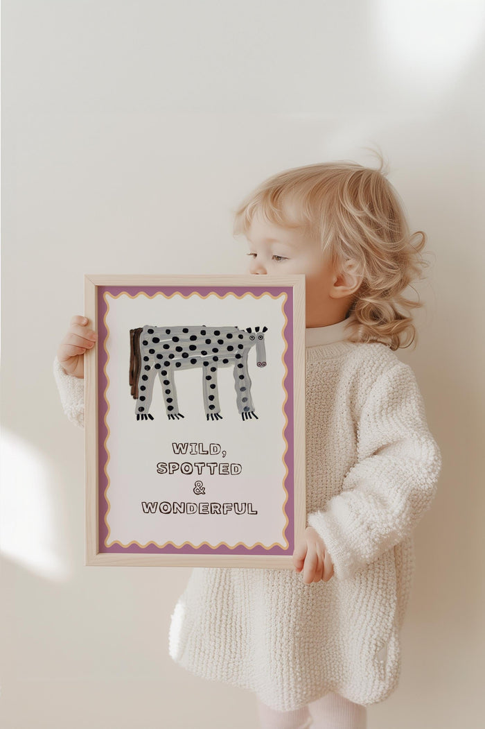 JUSTGOODMOOD Poster Zitrone – Farbintensive Kinderdeko