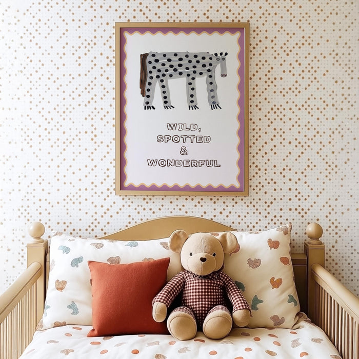 JUSTGOODMOOD Poster Zitrone – Farbintensive Kinderdeko
