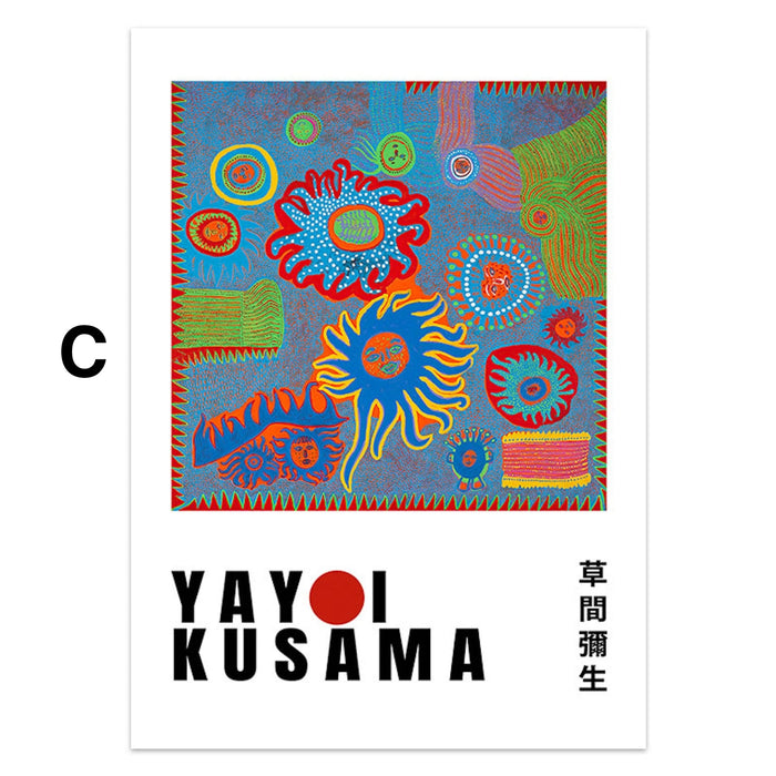 JUSTGOODMOOD Kusama Poster – Premium Wandkunst