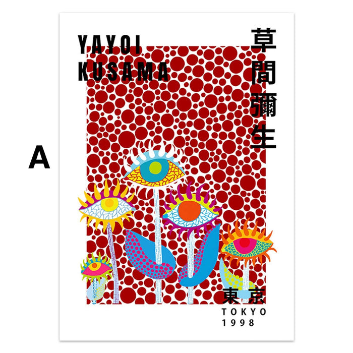 JUSTGOODMOOD Kusama Poster – Premium Wandkunst