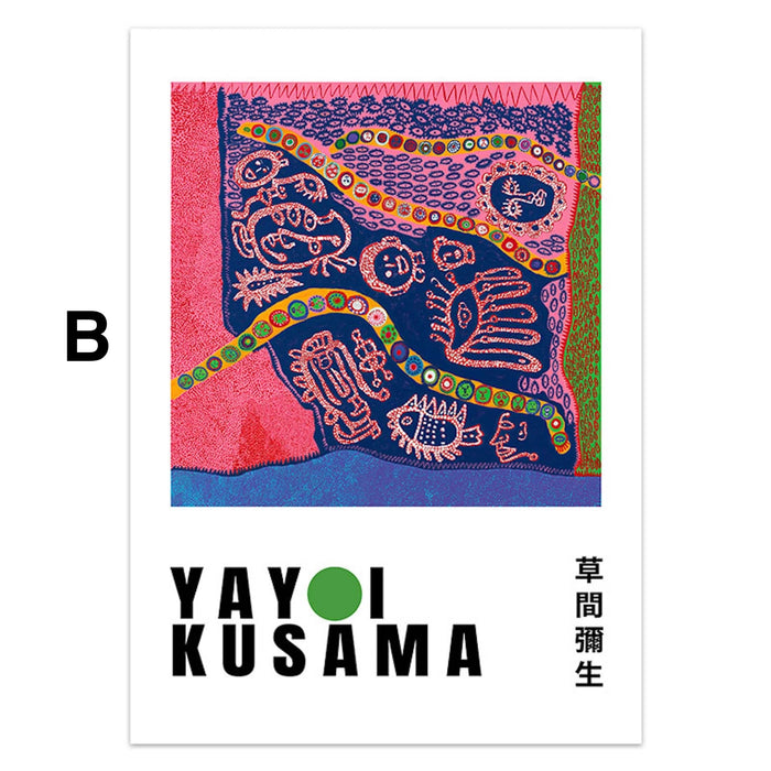 JUSTGOODMOOD Kusama Poster – Premium Wandkunst