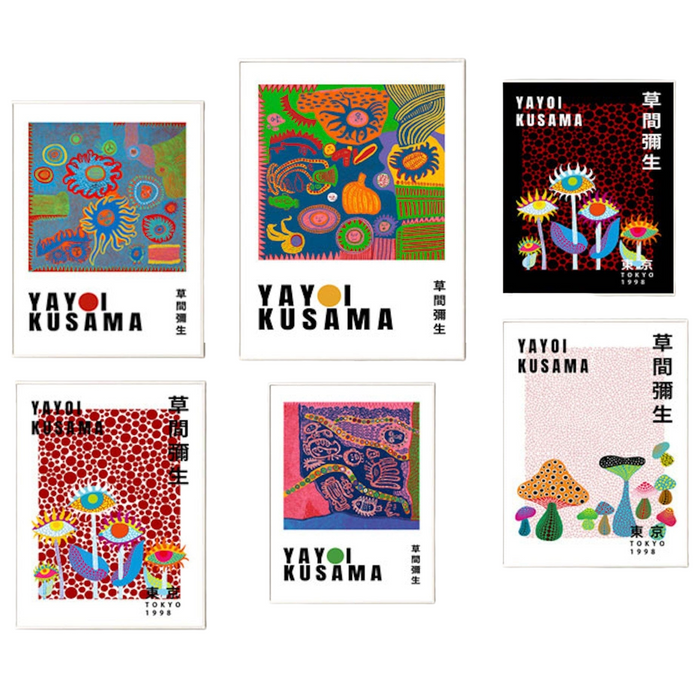 JUSTGOODMOOD Kusama Poster – Premium Wandkunst