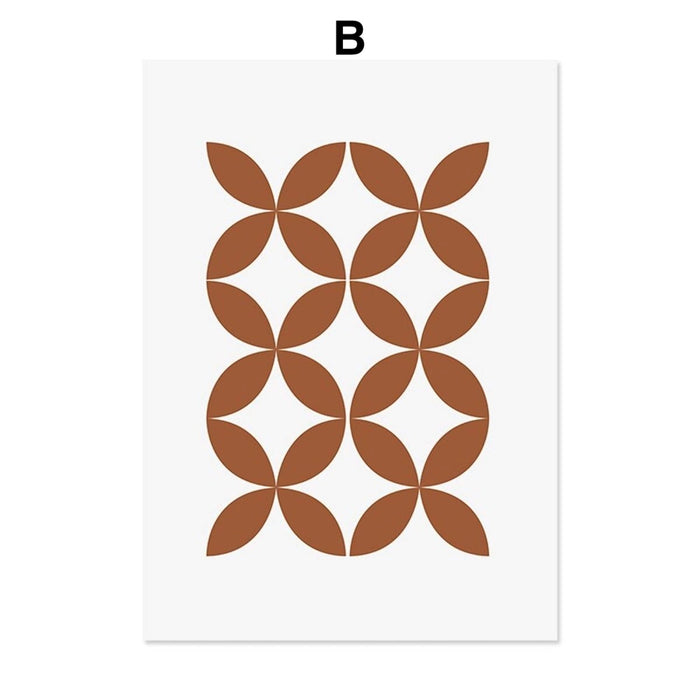 JUSTGOODMOOD Poster Linien – Premium Print auf Baumwolle