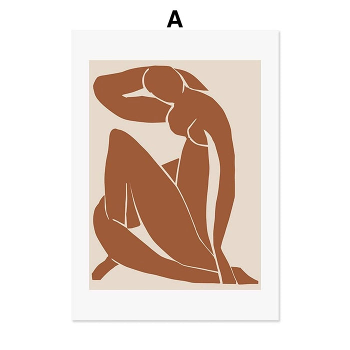JUSTGOODMOOD Poster Linien – Premium Print auf Baumwolle