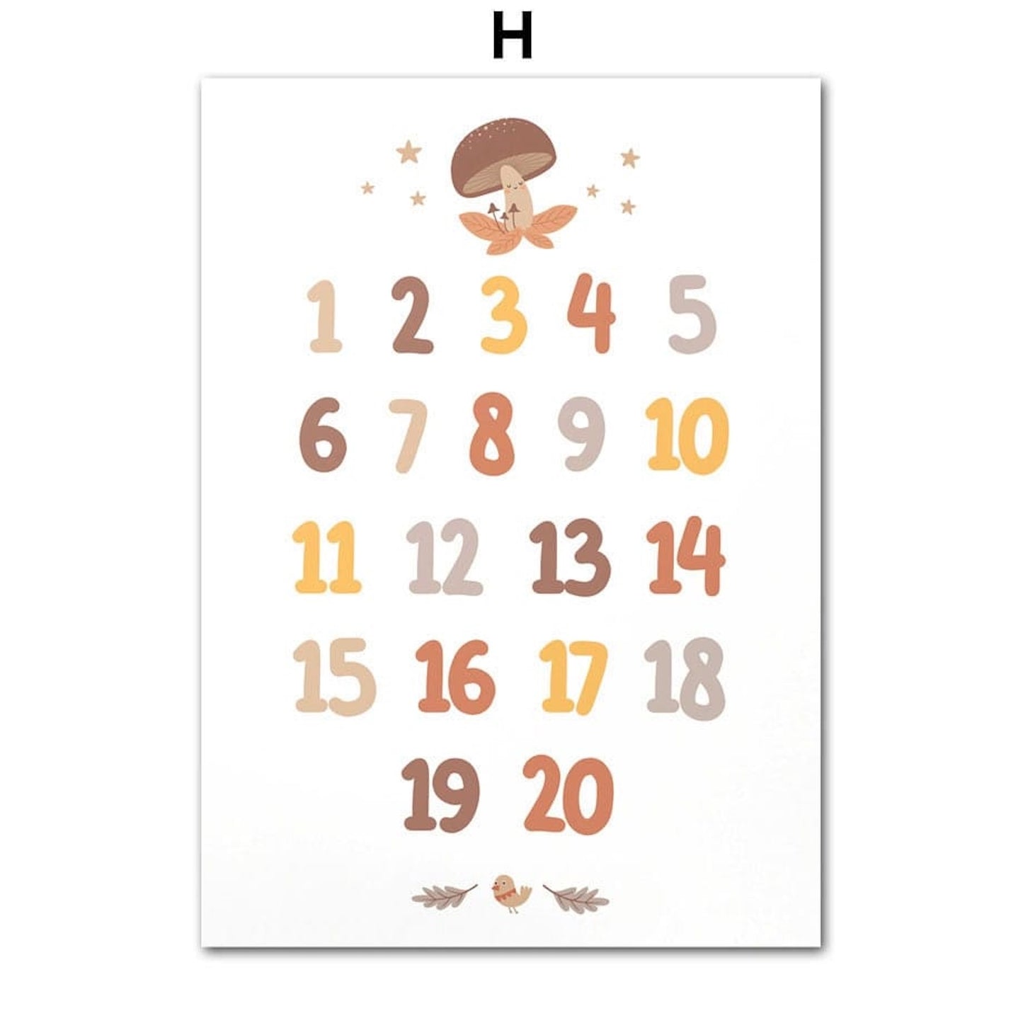 Poster Mädchen Power Sonne und Sterne als Deko Print ohne Rahmen