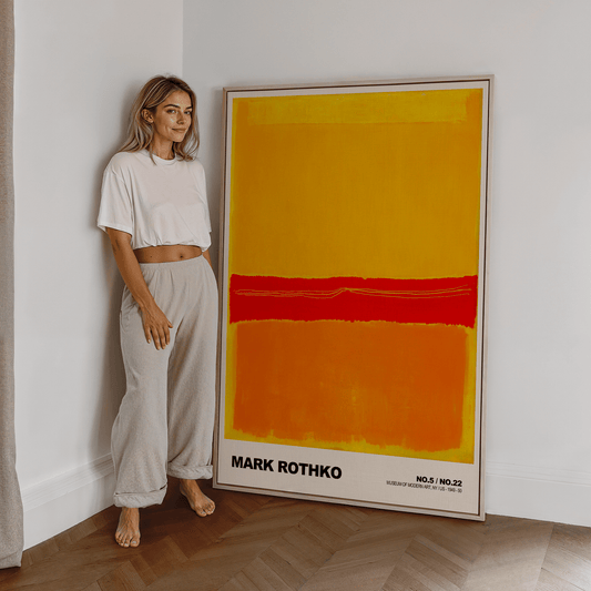 Poster Mark Rothko · No.5 / No.22 · Abstrakter Expressionismus, Farbfeld · Print ohne Rahmen - justgoodmood