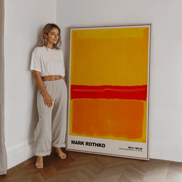 JUSTGOODMOOD Poster Rothko No.5/No.22 – Edle Qualität