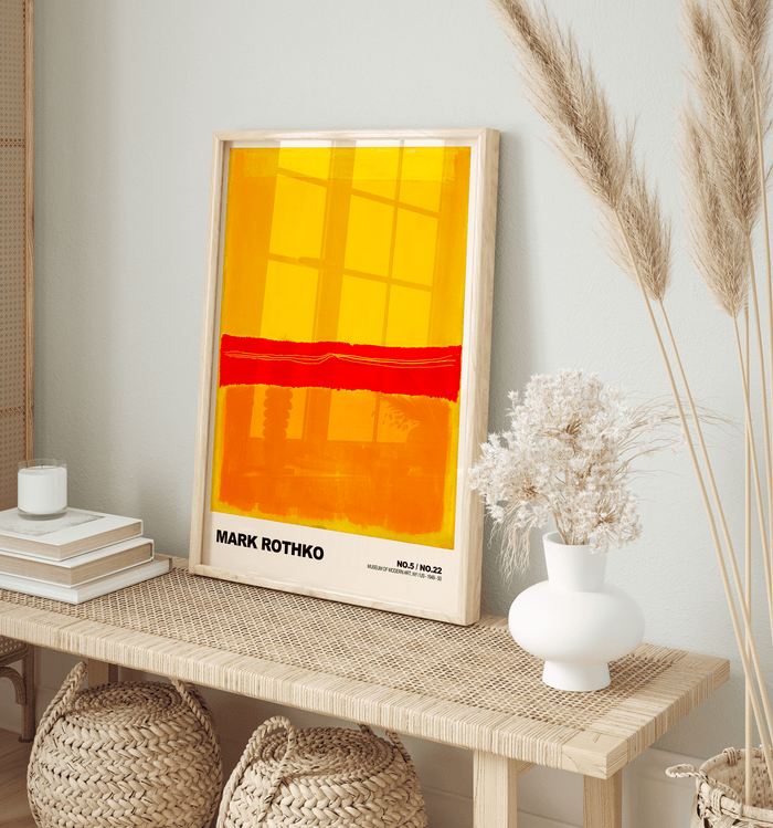 JUSTGOODMOOD Poster Rothko No.5/No.22 – Edle Qualität