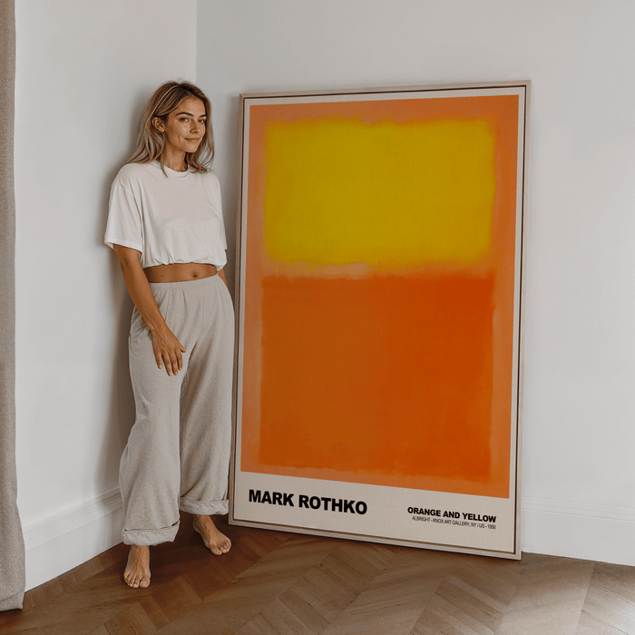 Poster Mark Rothko – Premium Baumwoll-Canvas