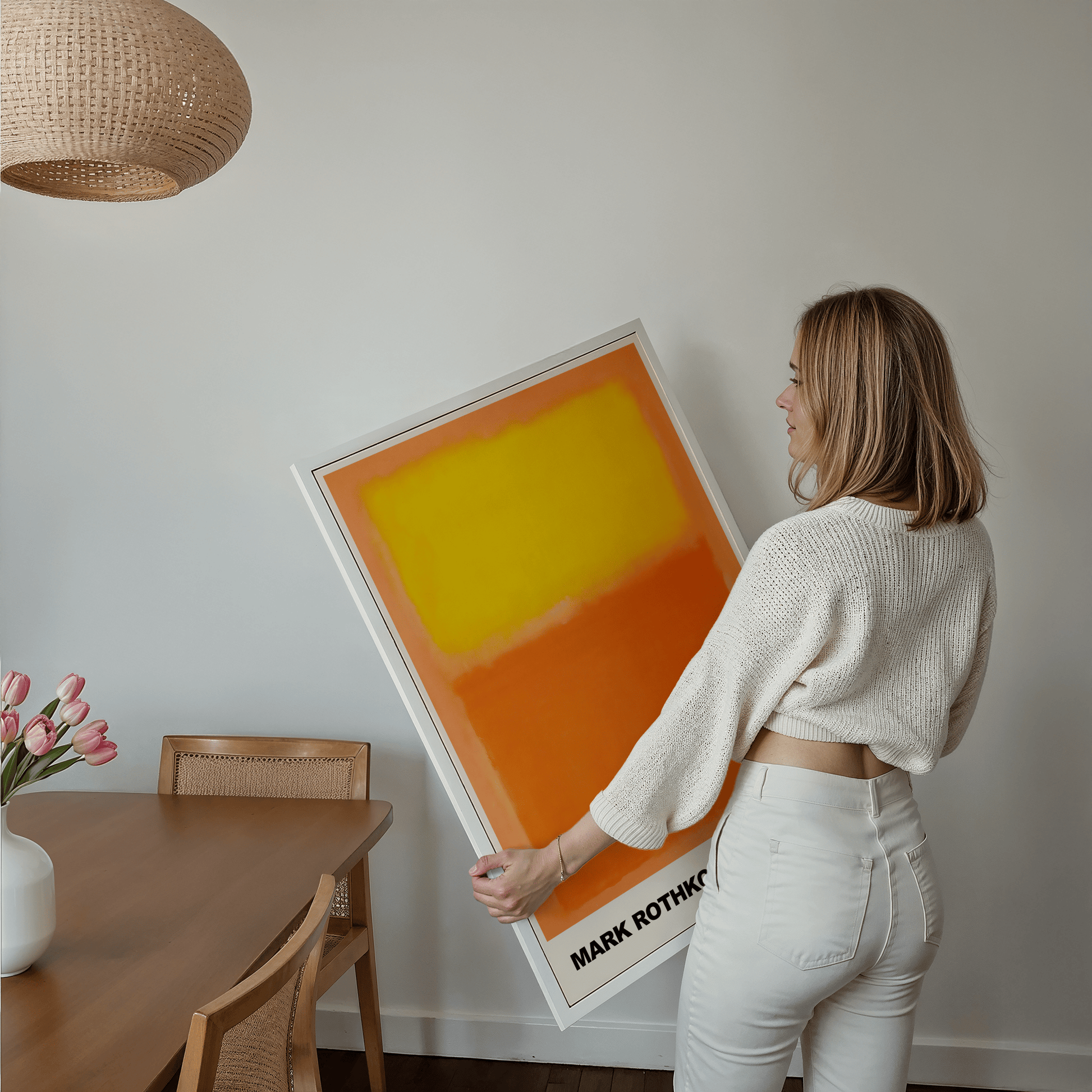 Poster Mark Rothko · Orange and Yellow · Abstrakter Expressionismus, Farbfeld · Print ohne Rahmen - justgoodmood