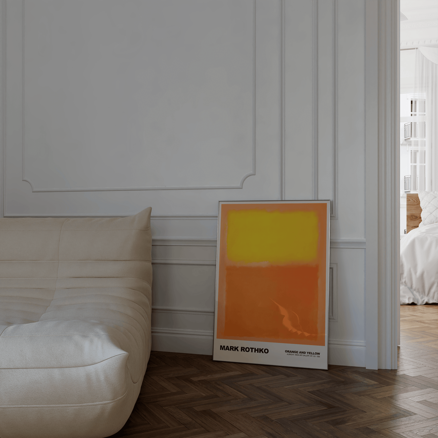 Poster Mark Rothko · Orange and Yellow · Abstrakter Expressionismus, Farbfeld · Print ohne Rahmen - justgoodmood