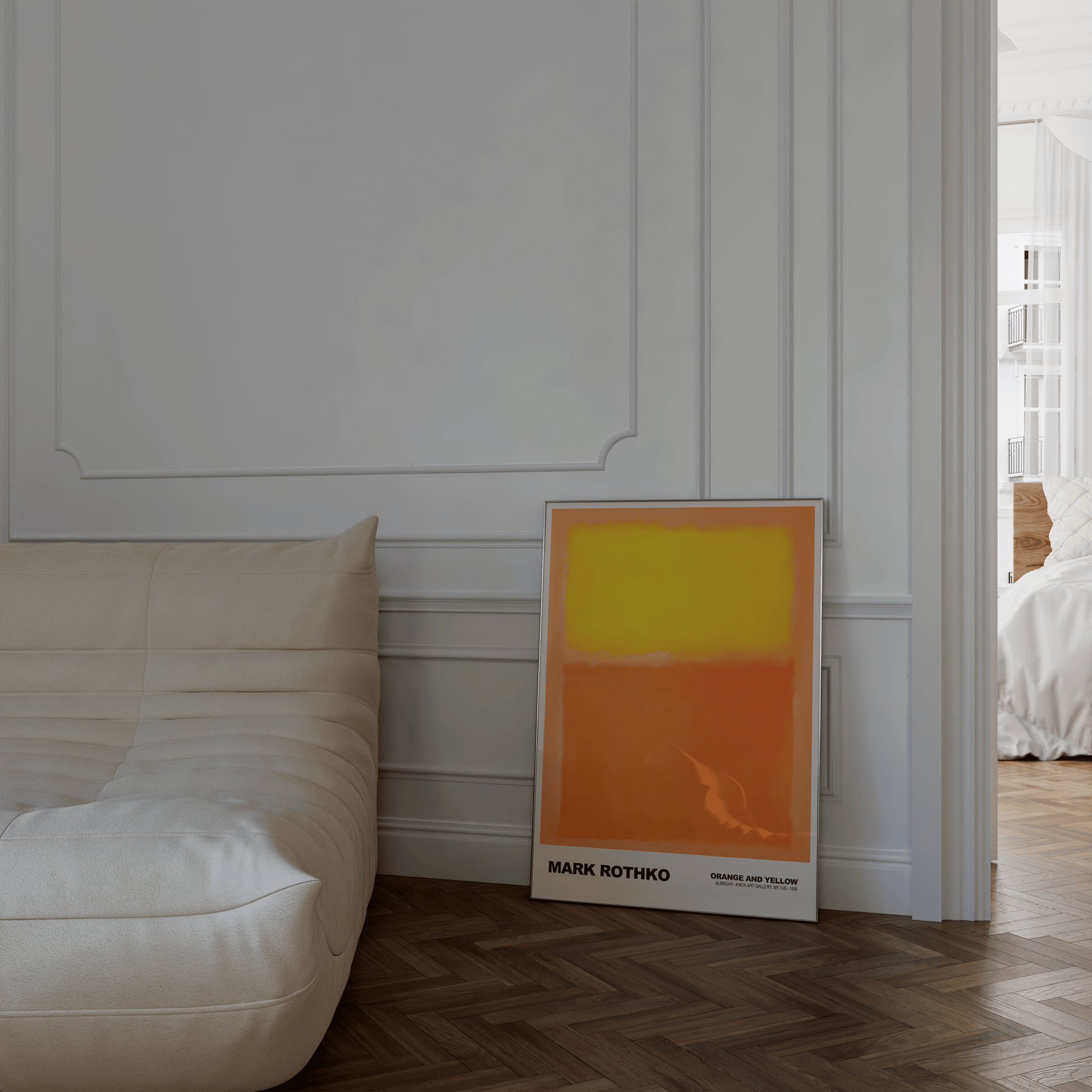 Poster Mark Rothko · Orange and Yellow · Abstrakter Expressionismus, Farbfeld · Print ohne Rahmen - justgoodmood
