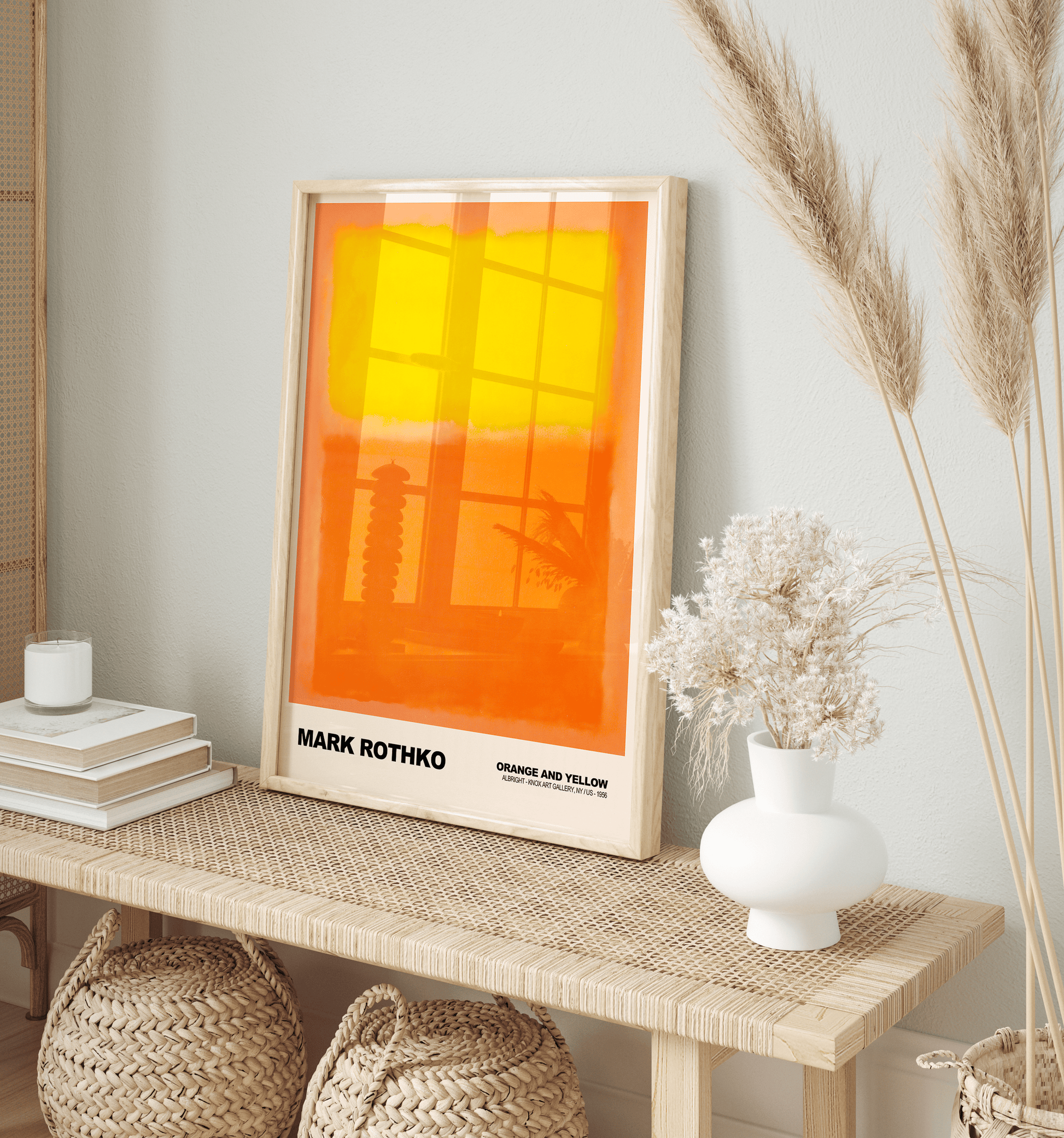 Poster Mark Rothko · Orange and Yellow · Abstrakter Expressionismus, Farbfeld · Print ohne Rahmen - justgoodmood