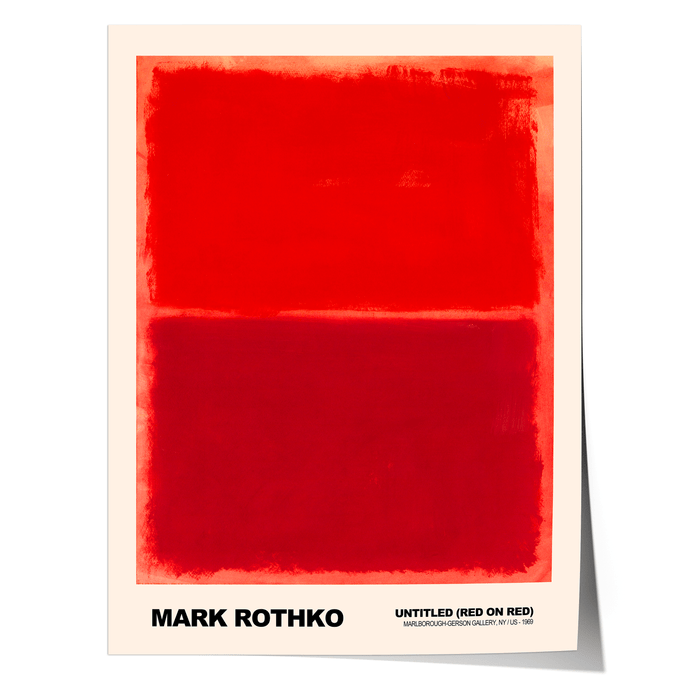 JUSTGOODMOOD Rothko Poster – Premium Kunst auf Baumwolle