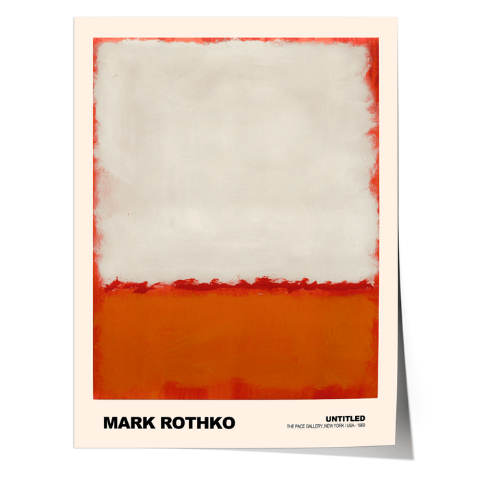 JUSTGOODMOOD Rothko Poster – Premium Cotton Canvas Art