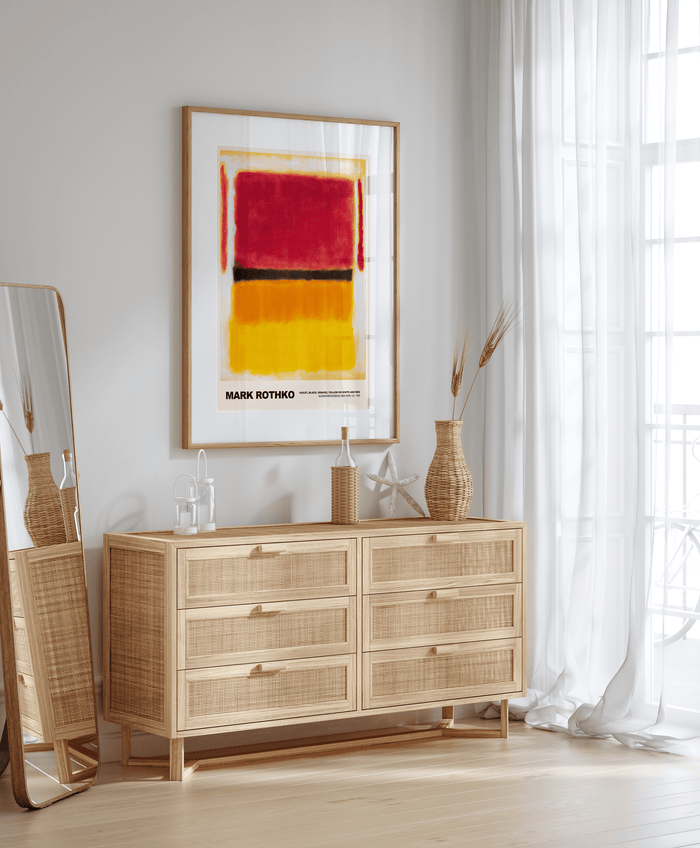 Rothko Poster von JUSTGOODMOOD – Premium Cotton Print