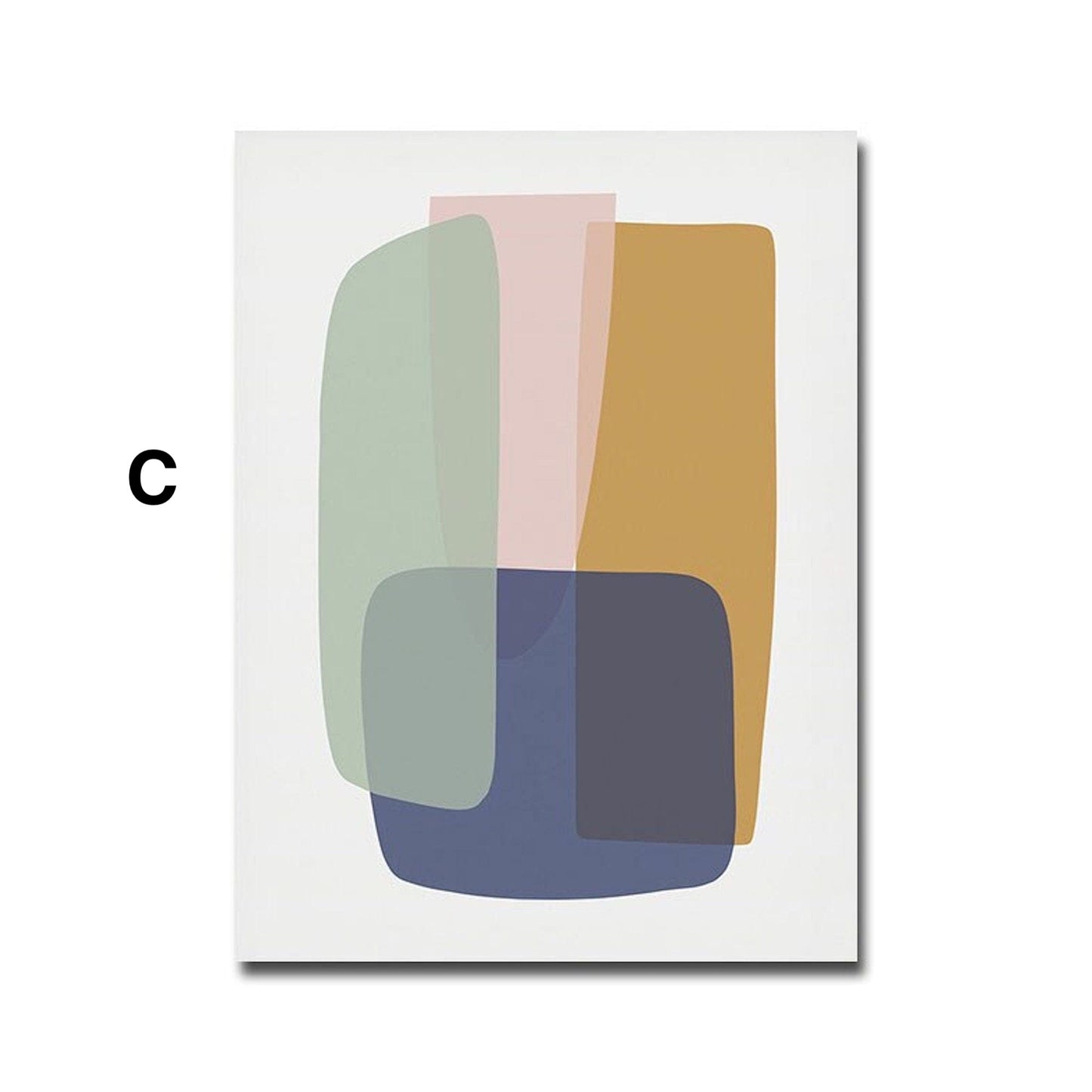 Poster Matisse Blätter Blumen Abstrakt | Bilder Wohnzimmer | Wandbilder Schlafzimmer | Deko Print ohne Rahmen | Bilder  Matisse Grün