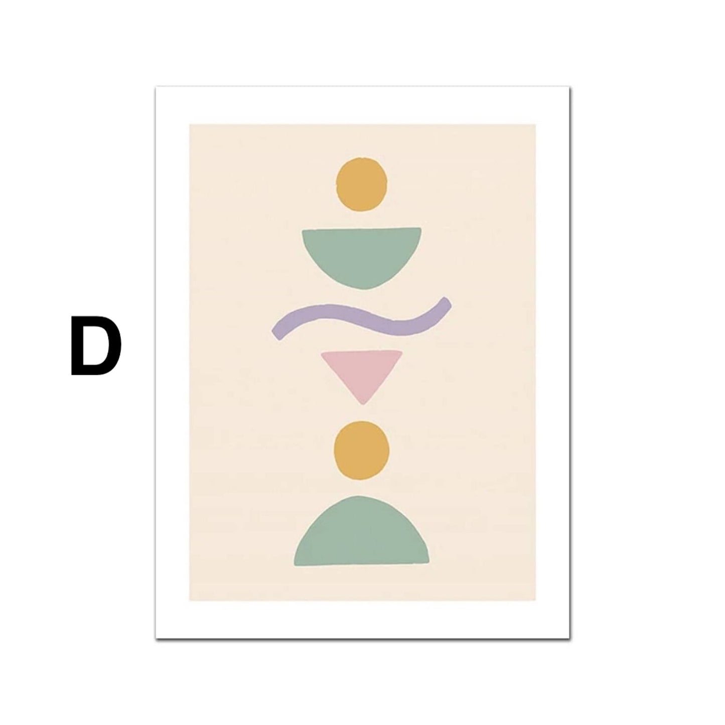 Poster Matisse Blumen Abstrakt | Bilder Wohnzimmer | Wandbilder Schlafzimmer | Deko Print ohne Rahmen | Bilder  Matisse Beige