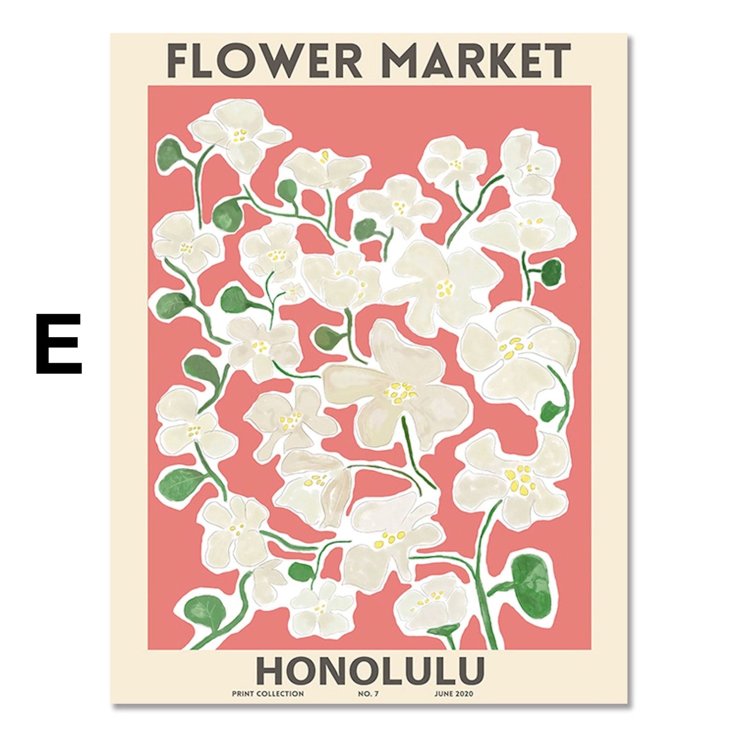 Poster Matisse Blumen Market Museum Abstrakt| Bilder Wohnzimmer | Wandbilder Schlafzimmer | Deko Print ohne Rahmen | Bilder  Matisse Bunt