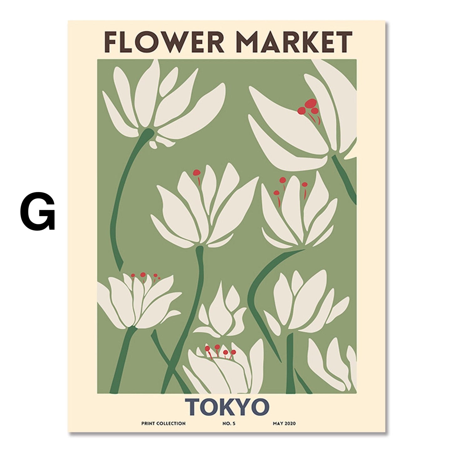 Poster Matisse Blumen Market Museum Abstrakt| Bilder Wohnzimmer | Wandbilder Schlafzimmer | Deko Print ohne Rahmen | Bilder  Matisse Bunt