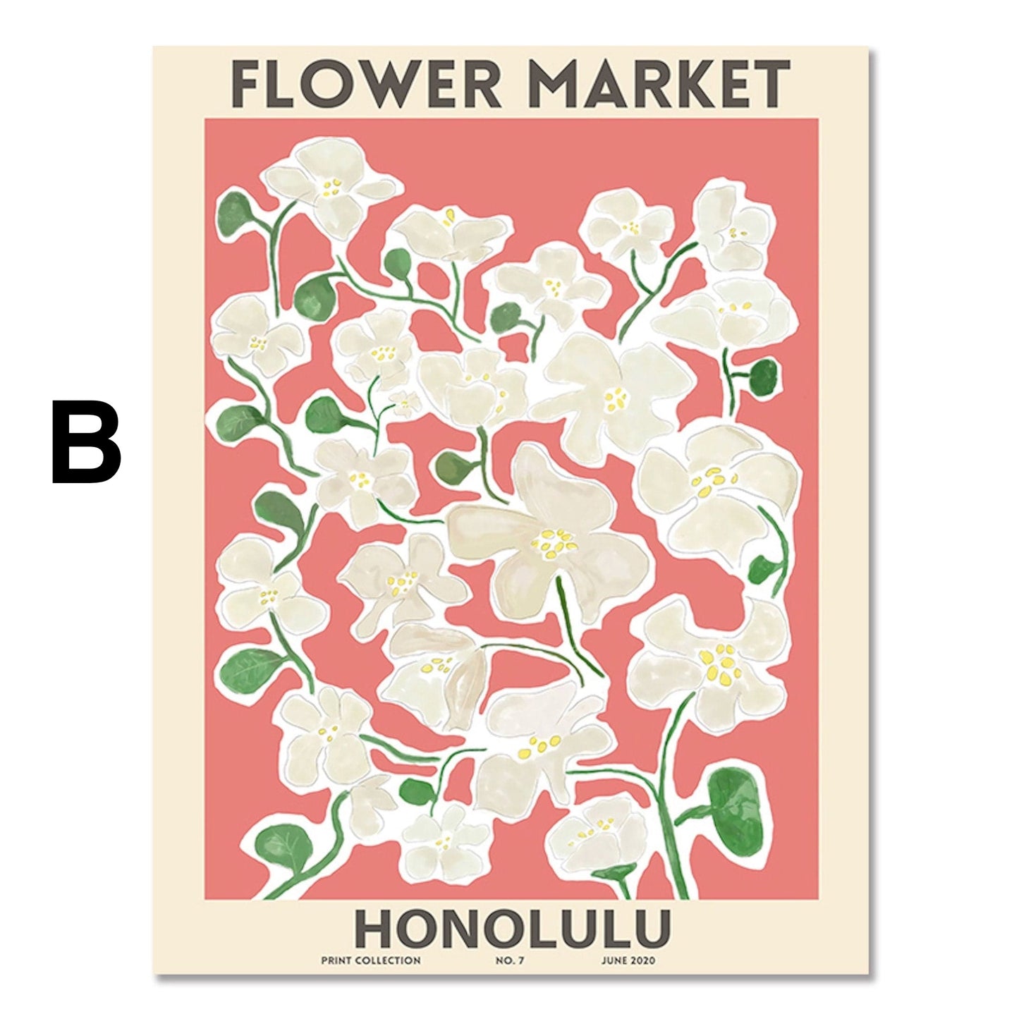 Poster Matisse Flower Market Museum | Bilder Wohnzimmer | Wandbilder Schlafzimmer | Deko Print ohne Rahmen | Bilder  Matisse Bunt