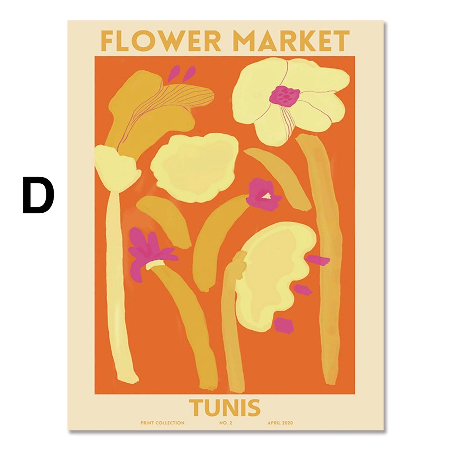 Poster Matisse Flower Market Museum | Bilder Wohnzimmer | Wandbilder Schlafzimmer | Deko Print ohne Rahmen | Bilder  Matisse Bunt