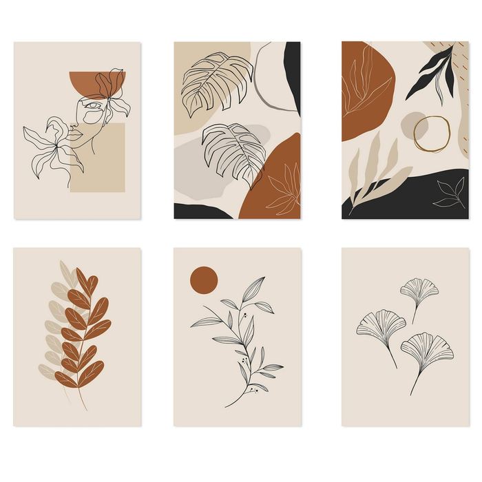 JUSTGOODMOOD Monstera Poster – Edle Baumwoll-Qualität