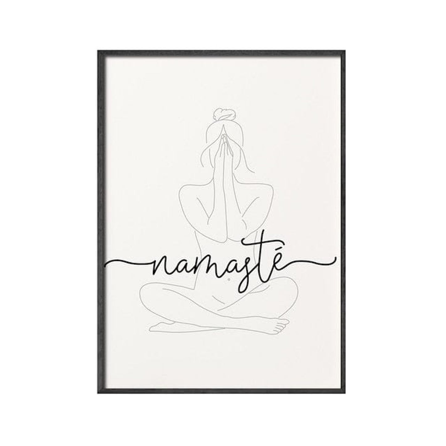 Poster Namaste Yoga Manifestierung als Deko Print ohne Rahmen