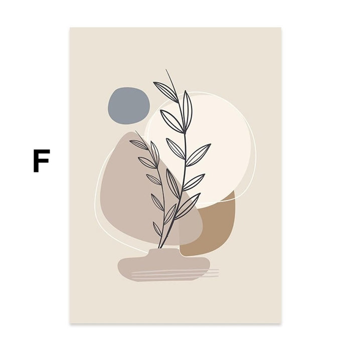 JUSTGOODMOOD Poster Pflanzen – Premium Wandbild