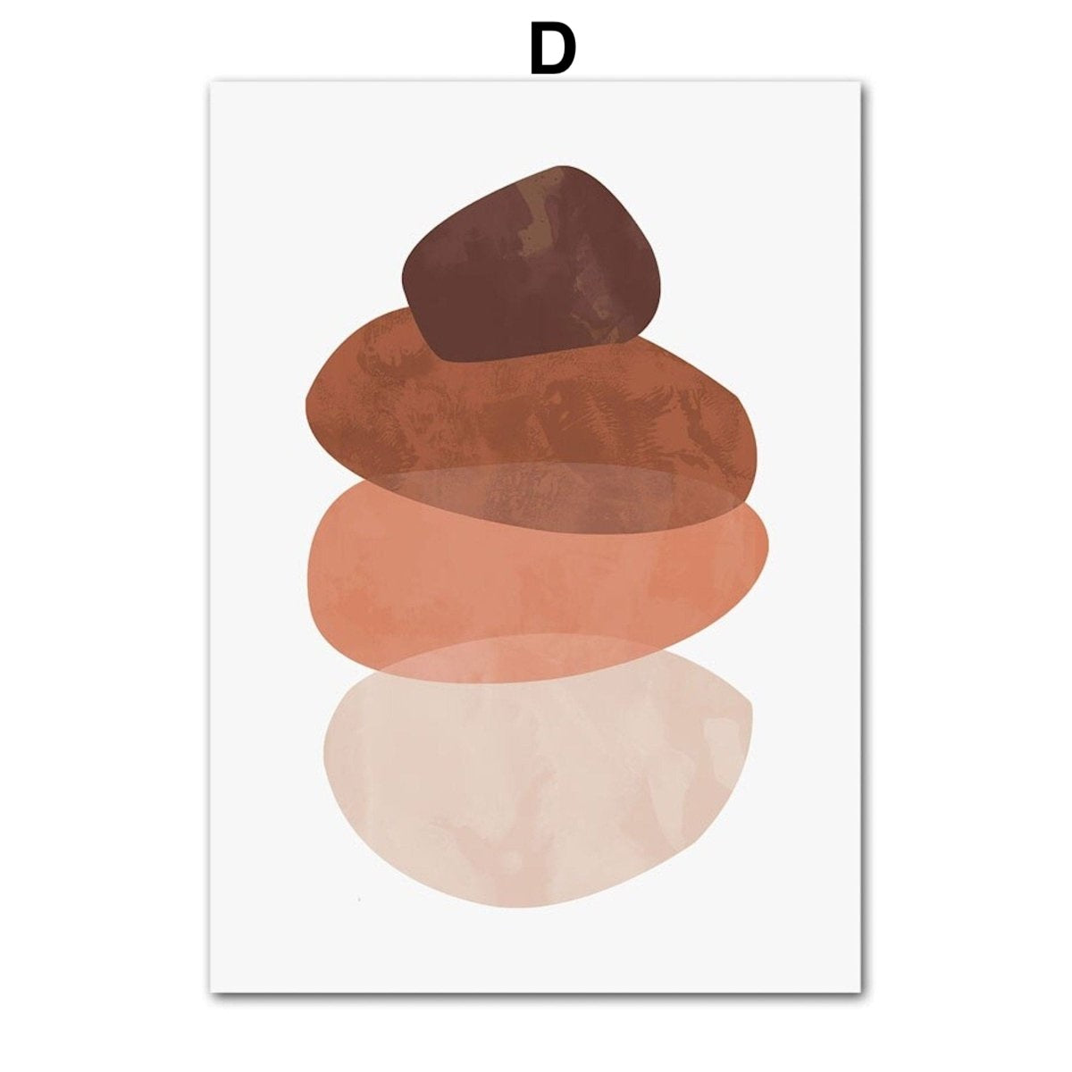Poster Pflanzen Kugeln und Linien als Deko Print ohne Rahmen