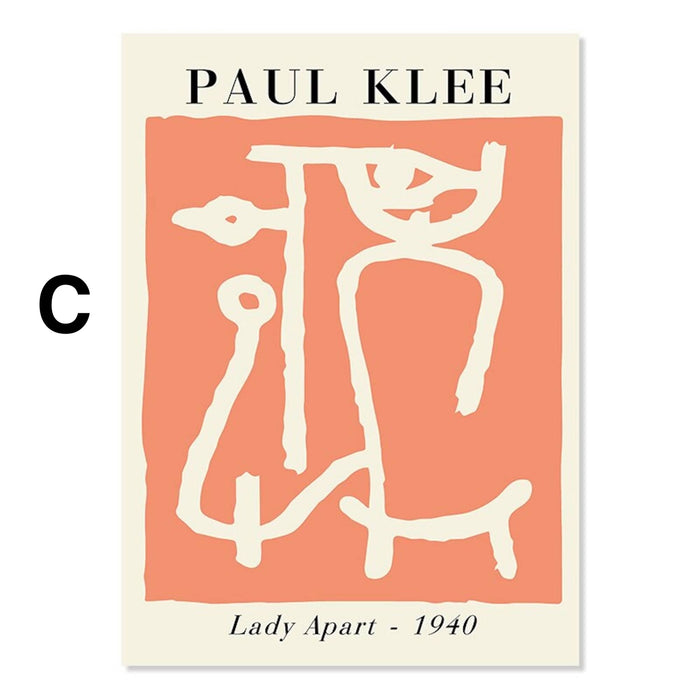 JUSTGOODMOOD Picasso Poster – Edle Baumwoll-Wandkunst
