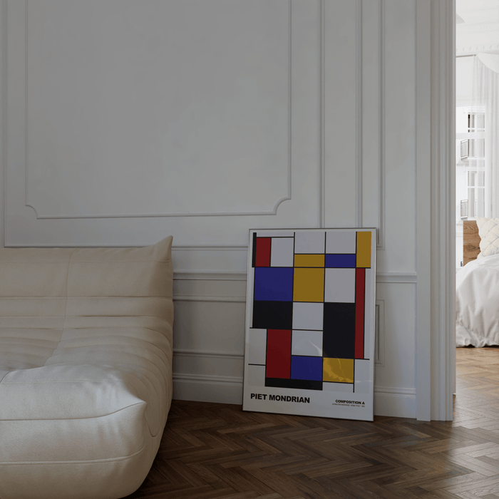 Poster Piet Mondrian – Premium Baumwoll-Canvas
