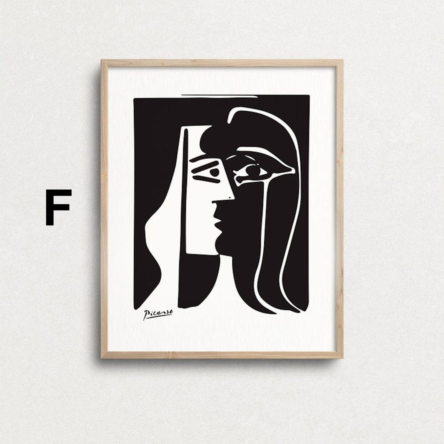 Schwarz Weiß Abstrakt Poster· Geschenkidee · Vintage Wohnkultur · Bilder Wohnzimmer · Wandbilder Schlafzimmer · Deko Print ohne Rahmen